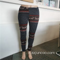 Leggings con stampa di cervi da interni per ragazze carine